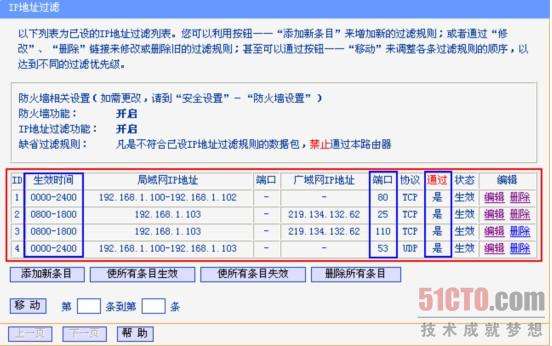 TP-link路由器防火墙设置图解教程